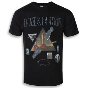 Tričko metal ROCK OFF Pink Floyd Montage černá XL