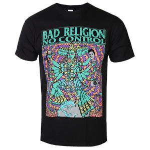 tričko pánské Bad Religion - No Control Kozik - Black - KINGS ROAD - 20114339 M