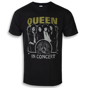 Tričko metal ROCK OFF Queen In Concert černá XL