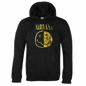 mikina s kapucí AMPLIFIED Nirvana SPLICED SMILEY černá XL