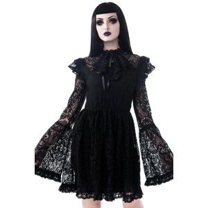 šaty dámské KILLSTAR - Liliana - BLACK - KSRA000501 XL