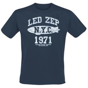 Tričko metal NNM Led Zeppelin NYC 1971 černá XL