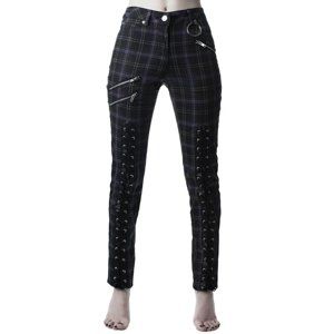 kalhoty plátěné KILLSTAR Mazzy Lace-Up XS