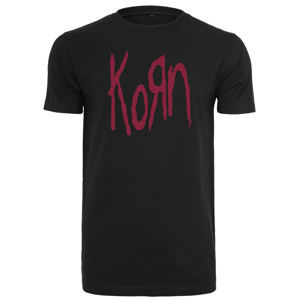 Tričko metal NNM Korn Logo černá XS