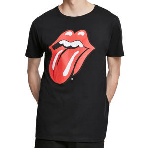 Tričko metal NNM Rolling Stones Tongue černá