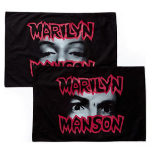 povlečení na polštáře KILLSTAR - MARILYN MANSON - Obey My Pillowcases - Black - K-MIS-U-2498