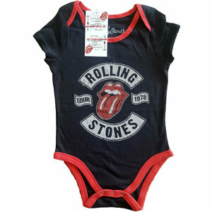 Dětské body ROCK OFF Rolling Stones US Tour 1978 černá