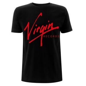 tričko pánské Virgin Records - Logo - Black - RTVIRTSBLOG XXL