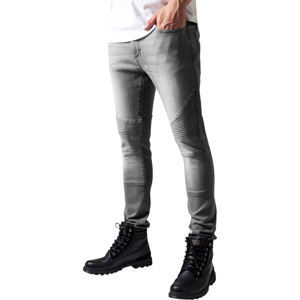 kalhoty jeans URBAN CLASSICS Slim Fit Biker 34