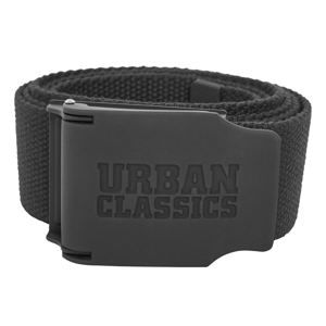 pásek URBAN CLASSICS - Woven - Rubbered Touch UC - TB2171_black