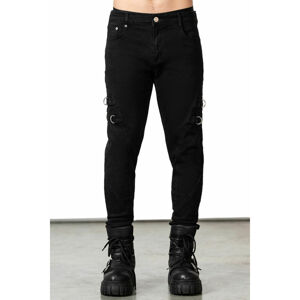 kalhoty pánské KILLSTAR - Thom Jeans - Black - KSRA005626 XL