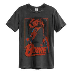 Tričko metal AMPLIFIED David Bowie Aladdin Sane Anniversary černá S