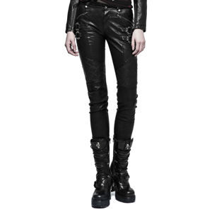 kalhoty gothic PUNK RAVE K-297 Mantrap leather