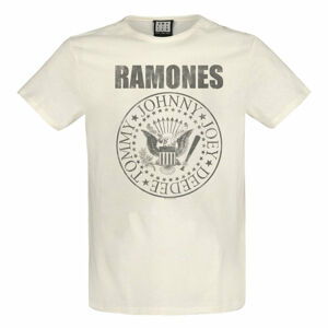 Tričko metal AMPLIFIED Ramones VINTAGE SHIELD černá XS