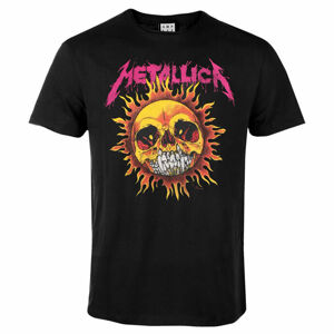 Tričko metal AMPLIFIED Metallica NEON SUN černá M
