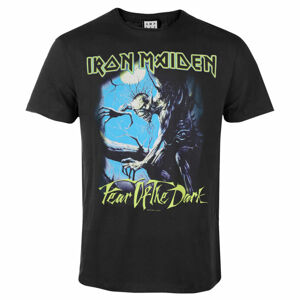 Tričko metal AMPLIFIED Iron Maiden FEAR OF THE DARK černá S