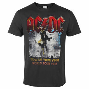 tričko pánské AC/DC - BLOW UP YOUR TV - CHARCOAL - AMPLIFIED - ZAV210H40 XL