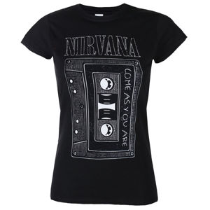 Tričko metal ROCK OFF Nirvana As You Are Tape černá M