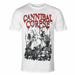 Tričko metal PLASTIC HEAD Cannibal Corpse PILE OF SKULLS černá S