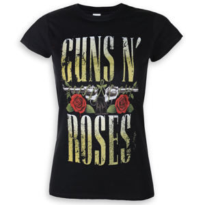 Tričko metal ROCK OFF Guns N' Roses Big Guns černá L