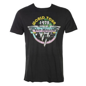 Tričko metal AMPLIFIED Van Halen World Tour 78 černá L