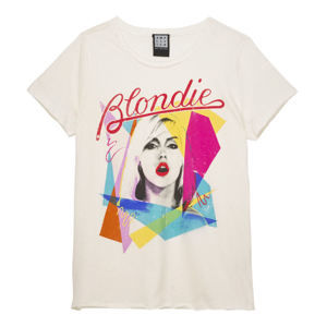 tričko dámské Blondie - Ahoy 80s - White - AMPLIFIED - ZAV770A88