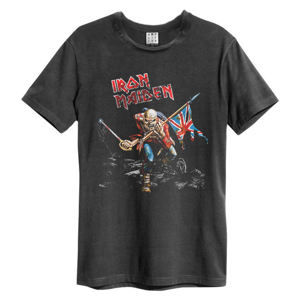 tričko pánské IRON MAIDEN - 80S TOUR - CHARCOAL - AMPLIFIED - ZAV210M80