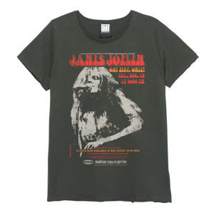 tričko dámské Janis Joplin - Madison Square Garden - Charcoal - AMPLIFIED - ZAV770B09