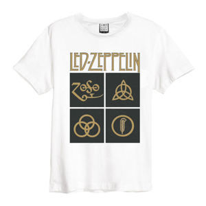AMPLIFIED Led Zeppelin Gold Symbols černá