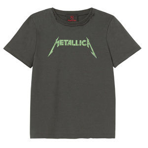 tričko dětské Metallica - Logo - Charcoal - AMPLIFIED - ZAV450MHC