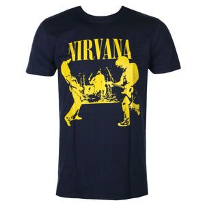 Tričko metal ROCK OFF Nirvana Stage černá XL