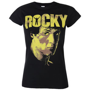 tričko dámské Rocky - Sylvester Stallone - Black - HYBRIS - MGM-5-ROCK010-H14-4-BK XL