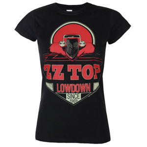 tričko dámské ZZ-Top - Lowdown Since 1969 - Black - HYBRIS - ER-5-ZZT002-H71-13-BK S