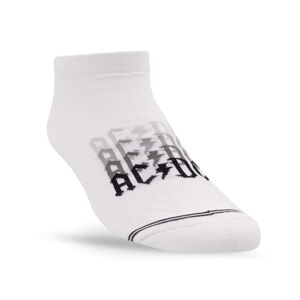 ponožky PERRI´S SOCK - AC/DC - DROP SHADOW LINER - WHITE - ACA402-100 L