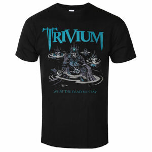 Tričko metal ROCK OFF Trivium Dead Men Say Black černá S