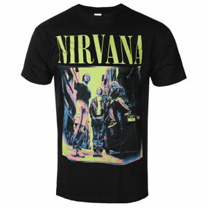 Tričko metal ROCK OFF Nirvana Kings Of The Street černá XXL