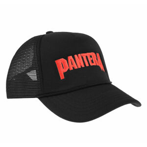 kšiltovka Pantera - Logo - BLACK - ROCK OFF - PANTMBCAP01B
