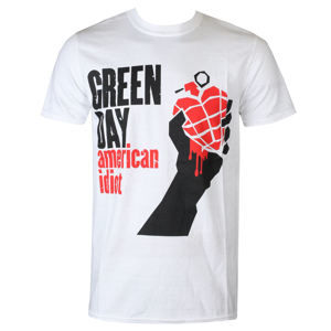 tričko metal ROCK OFF Green Day American Idiot černá S