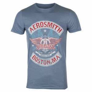 tričko pánské Aerosmith - Boston Pride - DENIM - ROCK OFF - AEROTS04MD XL