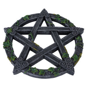 dekorace Wiccan Pentagram Wall Plaque - B2536G6
