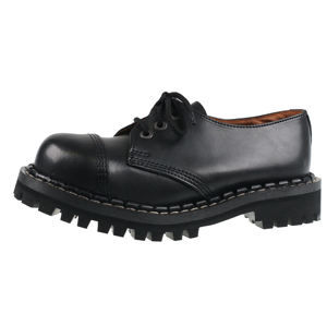 boty kožené STEADY´S 3 dírkové černá 42
