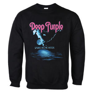 mikina bez kapuce LOW FREQUENCY Deep Purple Smoke On The Water černá XXL