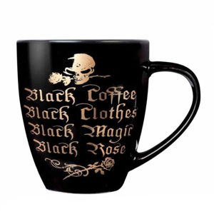 nádobí nebo koupelna ALCHEMY GOTHIC Black Coffee, Black Clothes