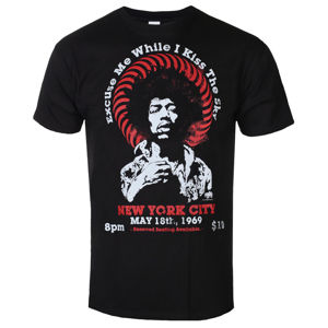 tričko pánské Jimi Hendrix - Live In New York - Black - HYBRIS - RD-1-JH004-H16-11-BK L