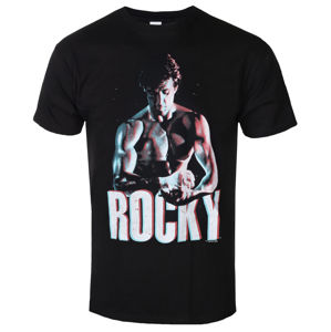 tričko AMERICAN CLASSICS Rocky 3D Muscles černá XL