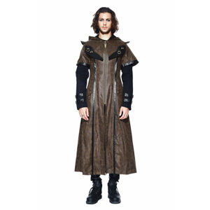 kabát DEVIL FASHION Fifth Symphony Steampunk Trench Coat With Cape Col