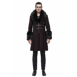 kabát DEVIL FASHION Master Of Death Gothic Fur XL