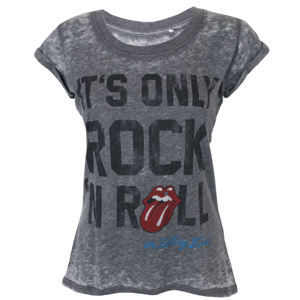 ROCK OFF Rolling Stones It's Only Rock'n Roll černá L