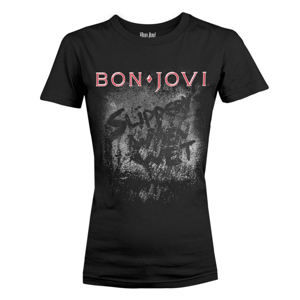 tričko metal PLASTIC HEAD Bon Jovi SLIPPERY WHEN WET ALBUM černá L