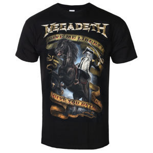 tričko metal PLASTIC HEAD Megadeth GIVE ME LIBERTY černá S